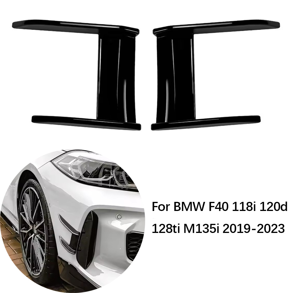 車のフロントサイド風ナイフ Bmw 1 シリーズ F40 M スポーツ 118i 120i 2019 スポイラースプリッター外装カーアクセサリーアフターマーケット