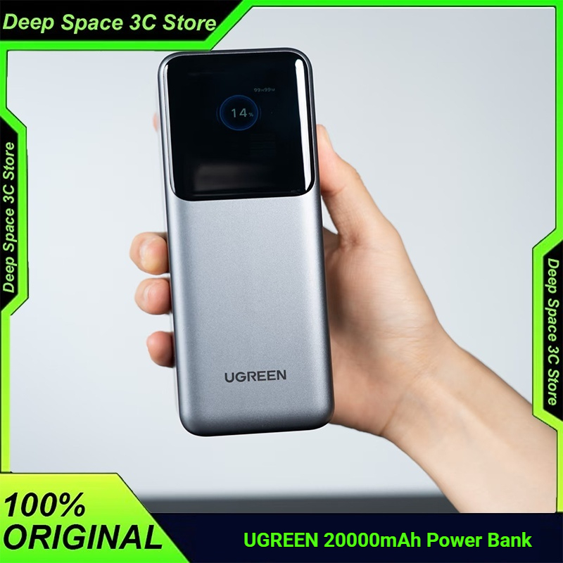 UGREEN 20000mAh パワーバンク 200 ワット急速充電内蔵 65 センチメートルケーブルポータブル外部バッテリー iPhone17 Pro ラップトップノートブック