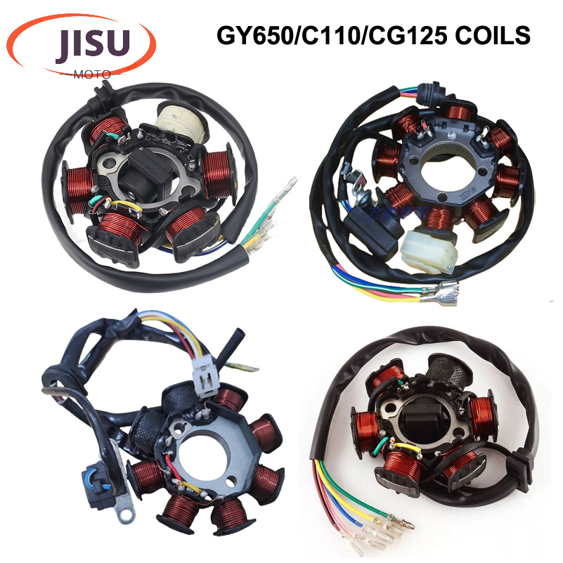 オートバイ点火ステータ磁気コイル GY6 49cc 50cc 110cc 125cc 150cc 139QMB 147QMD 152QMI 157QMJ スクーター原付