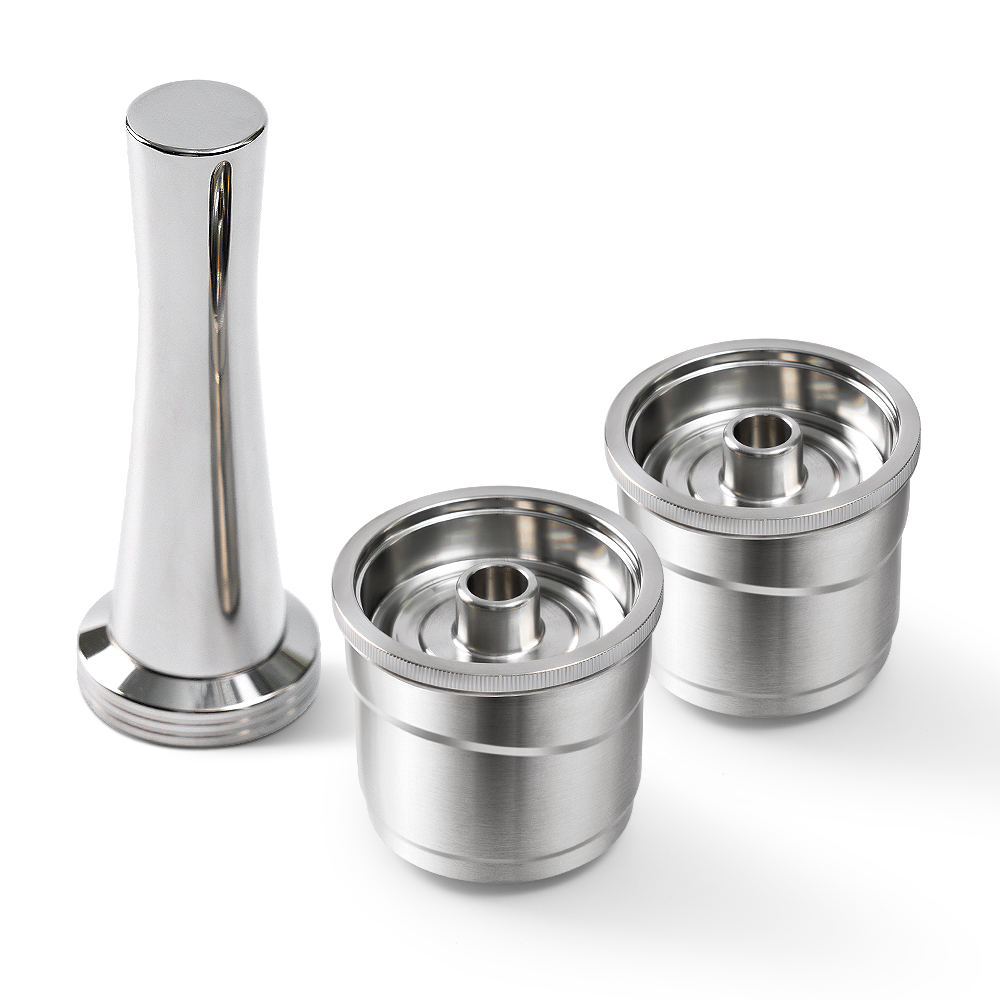 イリーメーカー用再利用可能なポッド 詰め替えコーヒーカプセル イリー X7 イリー Y3 イリー Y5 ステンレススチール エスプレッソ クレマ コーヒー ポッド用
