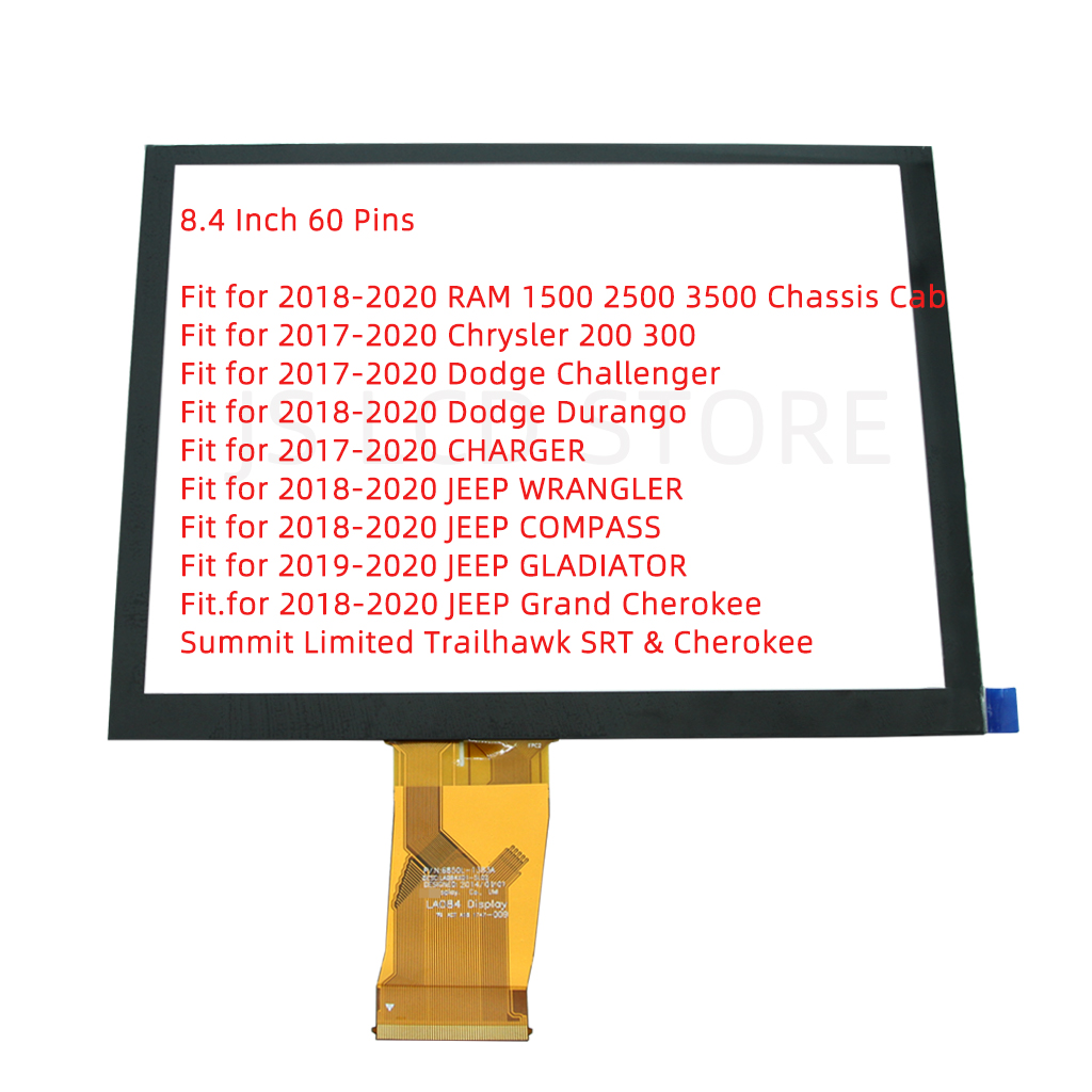 新品 Uconnect 8.4 インチタッチ新スクリーン、特に 2017-2021 R/am ダッジ J/eep Chry/sler ラジオナビゲーション LCD ディスプレイ用