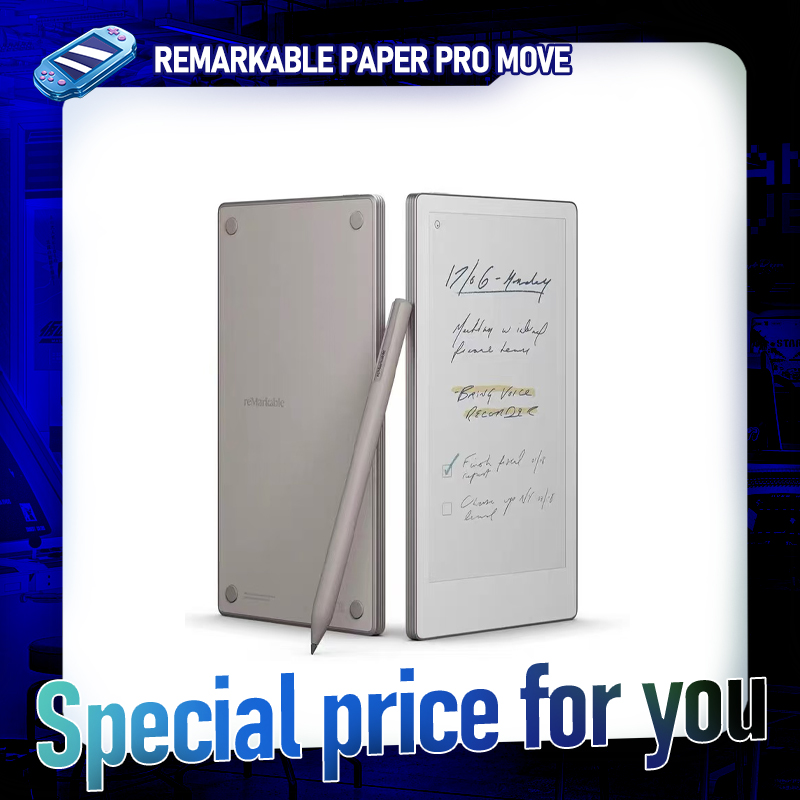 reMarkable Paper Pro Move 新しい電子ブック インク スクリーン、reMarkable スタイラス付き 7.3 インチ電子ブック ポケット ポータブル