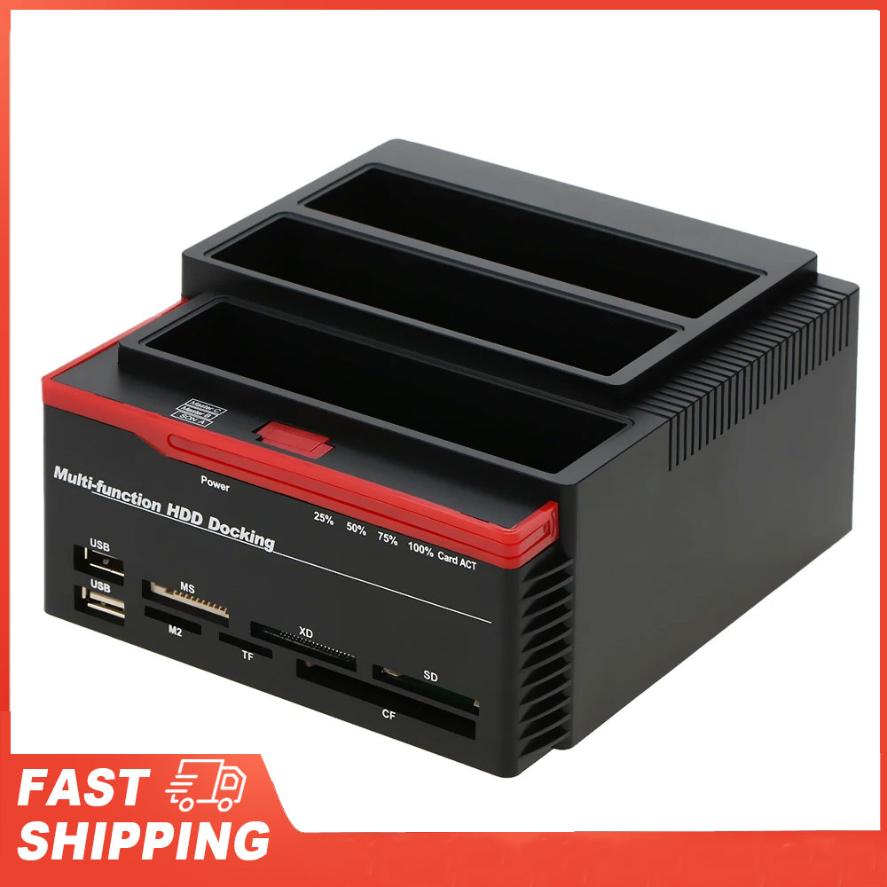USB 3.0 HDD ドッキングステーション 3 ベイ HDD ドッキングステーション HDD ドッキングステーション多機能 2.5/3.5 インチ IDE