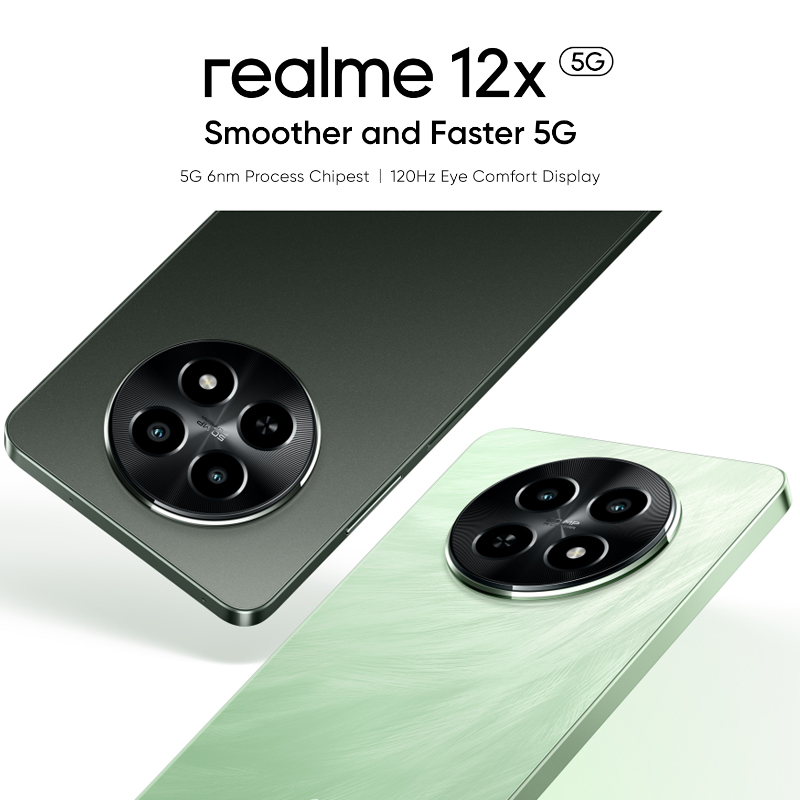 Realme 12x 5g RAM 6GB 8GB 12GB ROM 128GB 256GB 512GB スマートフォン ロック解除済み中古電話