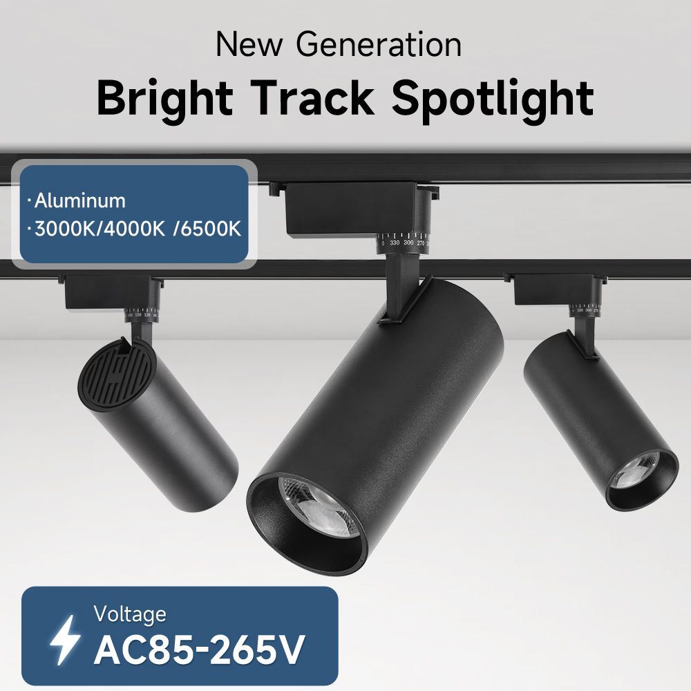 LED トラックライト 220V COB 12/20/30/40 ワットシーリングライト屋内リビングルーム店舗レールシステムスポットライトセット天井ランプ装飾