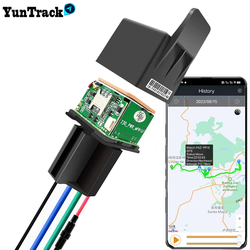 車追跡リレー GPS トラッカーデバイス GSM ロケーターリモコン盗難防止監視遮断石油電源システム APP CJ720