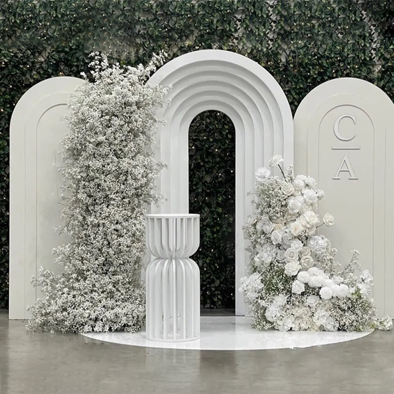 5D 高級カラフルな結婚式の背景アーチ KT ボード装飾フラワーアレンジメント床花行イベントパーティー小道具ウィンドウディスプレイ小道具