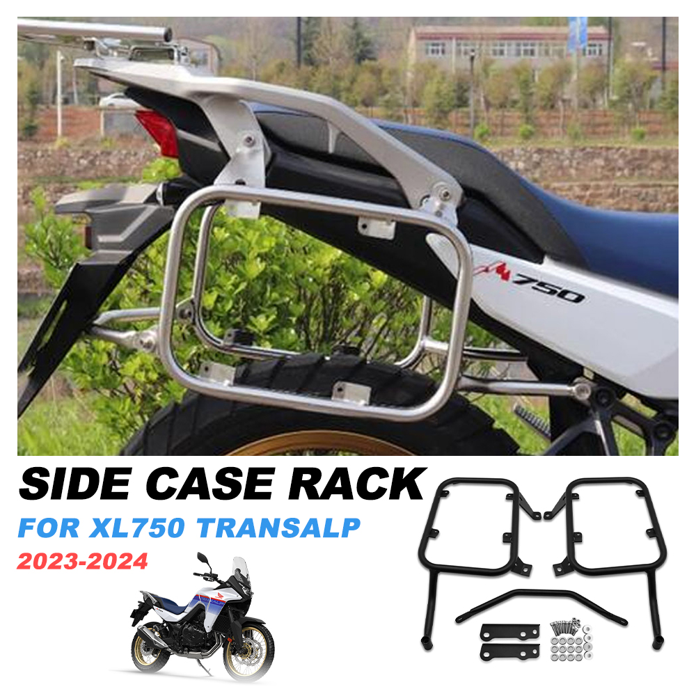 ホンダ XL750 Transalp 2023 2024 サイドケースラックパニアホルダーサポートオートバイアクセサリー荷物キャリア貨物ブラケット