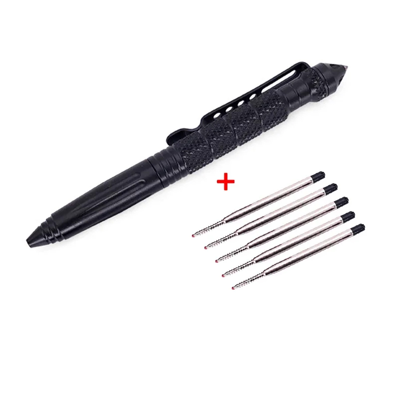 新しい EDC タクティカルペン多機能屋外自己防衛アルミ合金緊急ガラスブレーカーペンセキュリティサバイバルツール