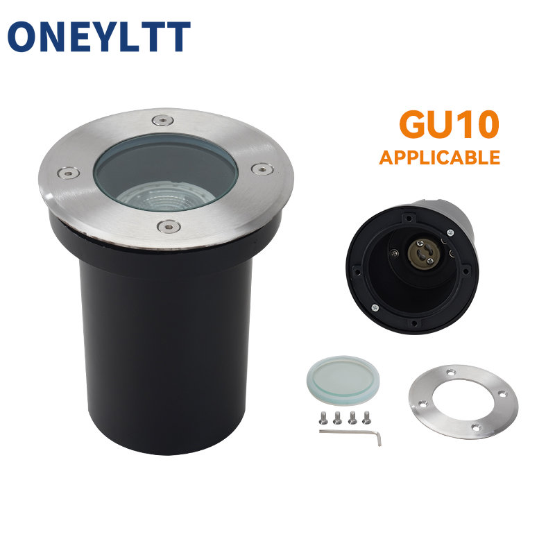 LED 地中ライト 12V 85-265V 埋め込みライト GU10 MR16 防水屋外凹型スポット地上ランプ地下フロアランプ