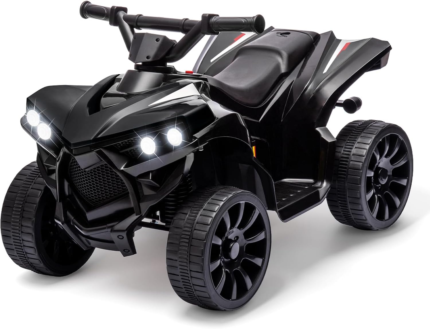 6V 乗用玩具、最大速度 1.8MPH の子供用 ATV 4 輪車、耐摩耗性ホイール、音楽