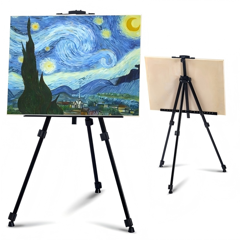 ポータブル金属製描画イーゼル、調節可能なアーティストスケッチスタンド、折りたたみ式トラベルデザイン、屋外用