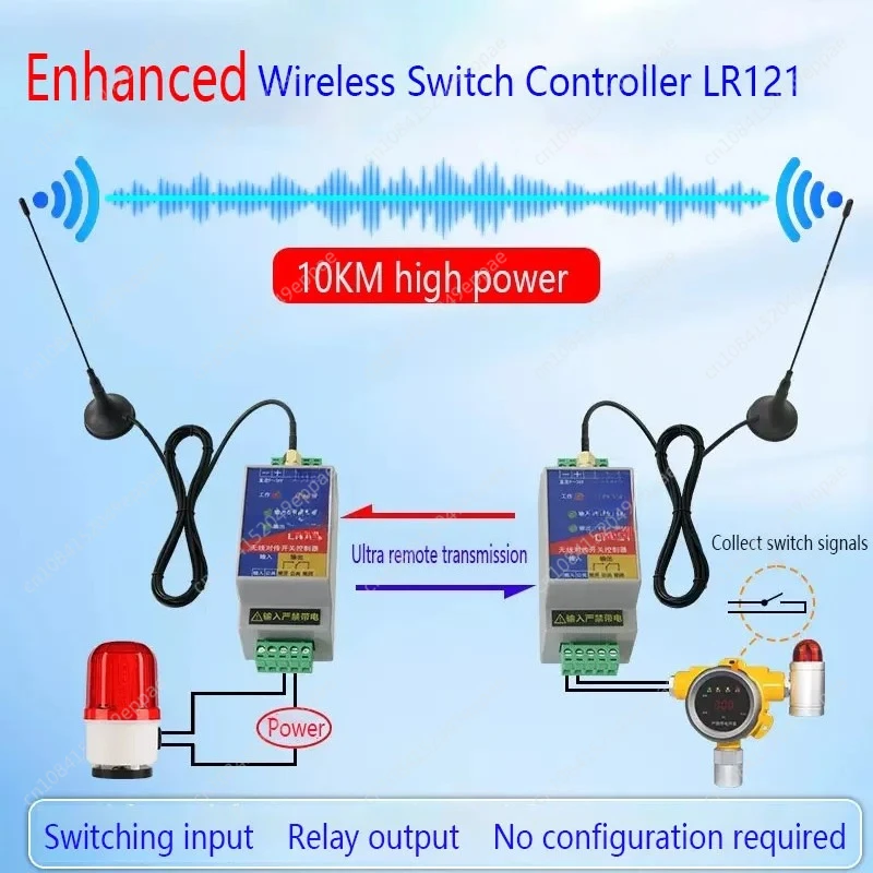 ワイヤレス送受信モジュール信号強化伝送コントローラ PLC リモートコントロールスイッチ LR121