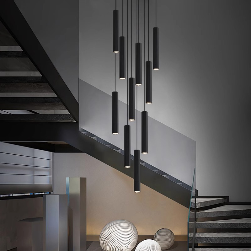 現代の家の装飾 LED ライトペンダントライトランプ forstaircase リビングルーム用シャンデリア吊り下げライト屋内照明