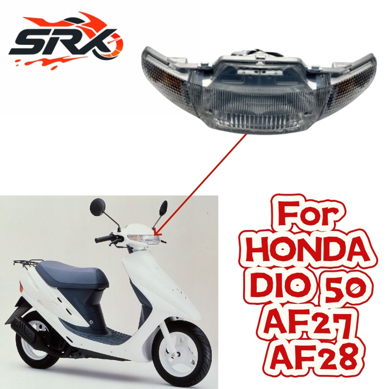 ホワイトホンダ DIO 50 AF27 AF28 ヘッドライトヘッドランプアセンブリ