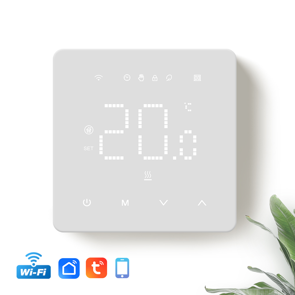 Beok WIFI サーモスタット Tuya スマートホーム電気暖房暖かい床下ガスボイラーデジタル LED 温度コントローラアリス Alexa