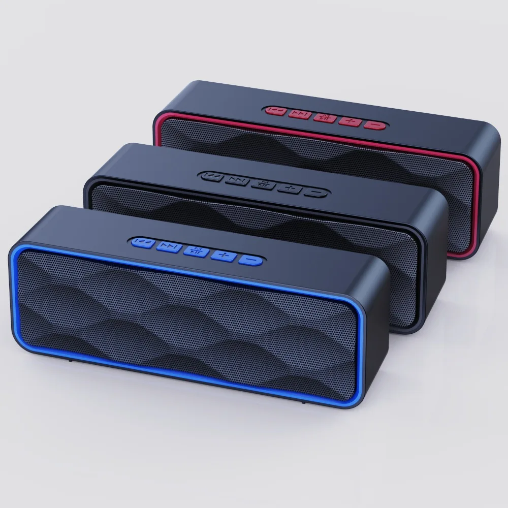 防水ワイヤレス Bluetooth スピーカー高音質小型ポータブルダブルサウンドバースピーカー家庭用屋外大音量サブウーファー