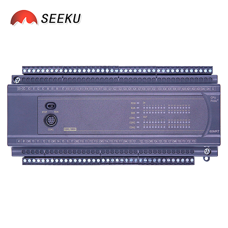 FX3U 60/64 MR/MT/MRT 4CH NTC 10K 0-10V の 2DA 0-20mA の 6AD 24V 220V 2CH RS485 MODBUS リレー トランジスタ出力