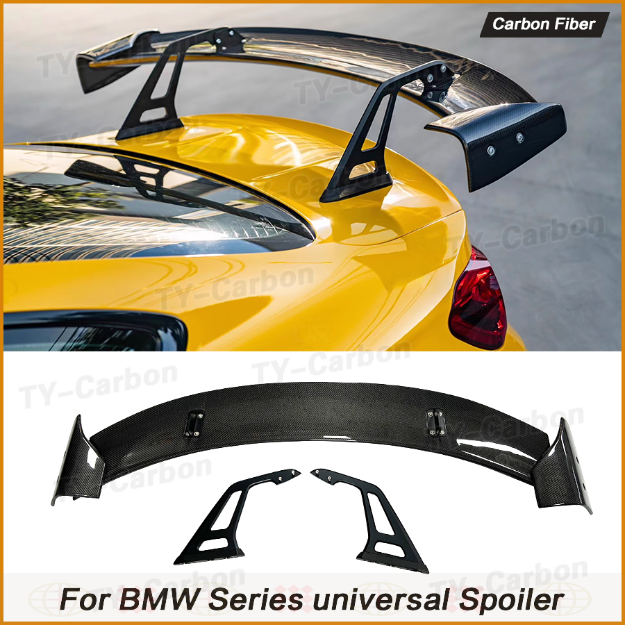 リアルカーボンファイバーリアスポイラー BMW F87 F82 F80 G80 G82 M2 M3 M4 M5 M6 F30 G20 G42 G22 車のトランクウイングスプリッターリップボディキット
