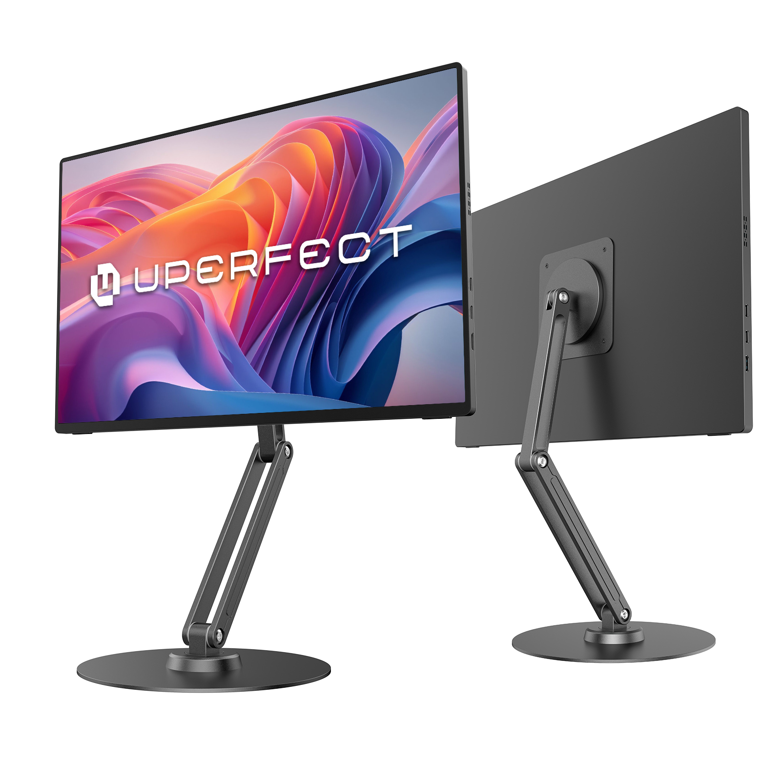 UStand Mag Z1 磁気ブラケット VESA 2 IN 1 スタンド最大サポート 19 "Uperfect LCD モニター調整エンジェル付き 7 "-19" ディスプレイ用
