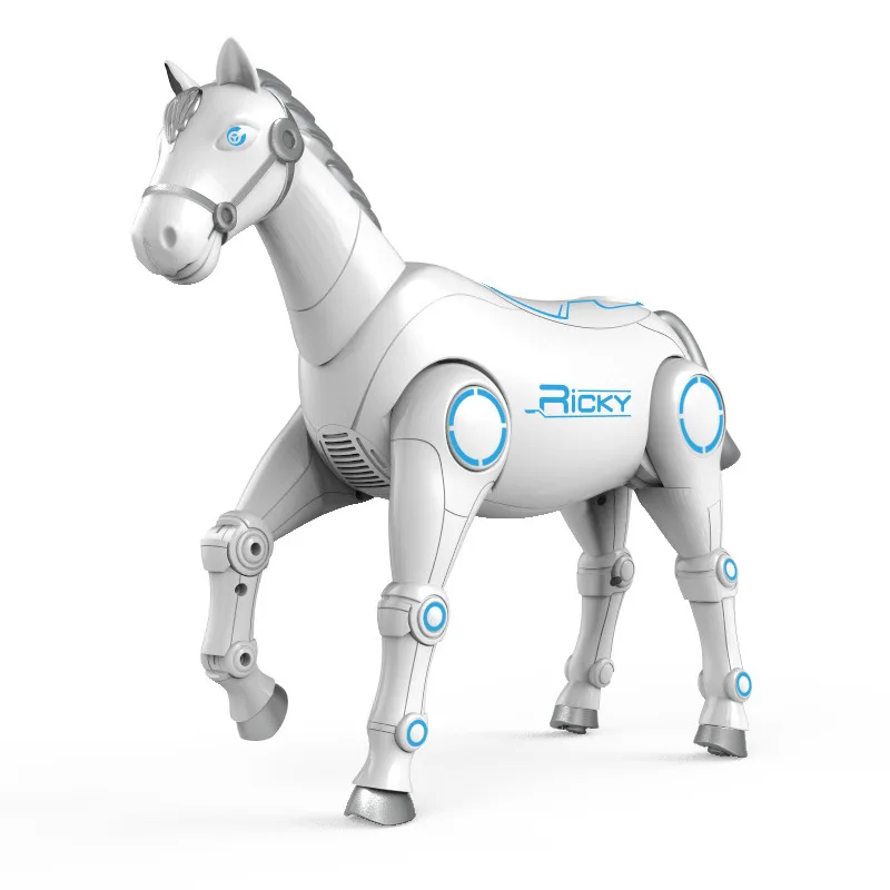 RC スマートロボット馬インタラクティブリモコン動物歌うダンスペット電子音楽おもちゃ