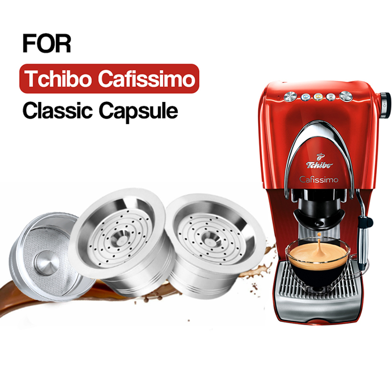 再利用可能なカプセル 3 ハート Modo Lov Tchibo Cafissimo K フィー Caffitaly クラシックコーヒーメーカー詰め替えフィルターポッドアクセサリー