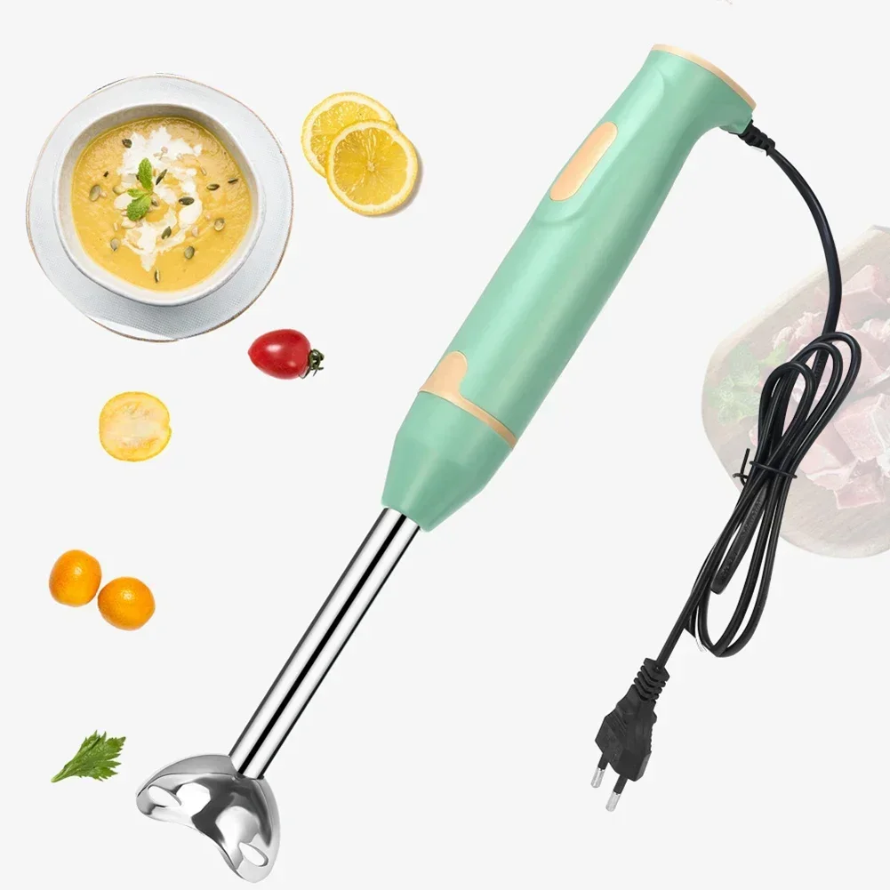 400W ハンドヘルドブレンダー電気食品野菜グラインダースティックミキサー肉スムージーソースベビーフードスーププロセッサー、泡立て器用