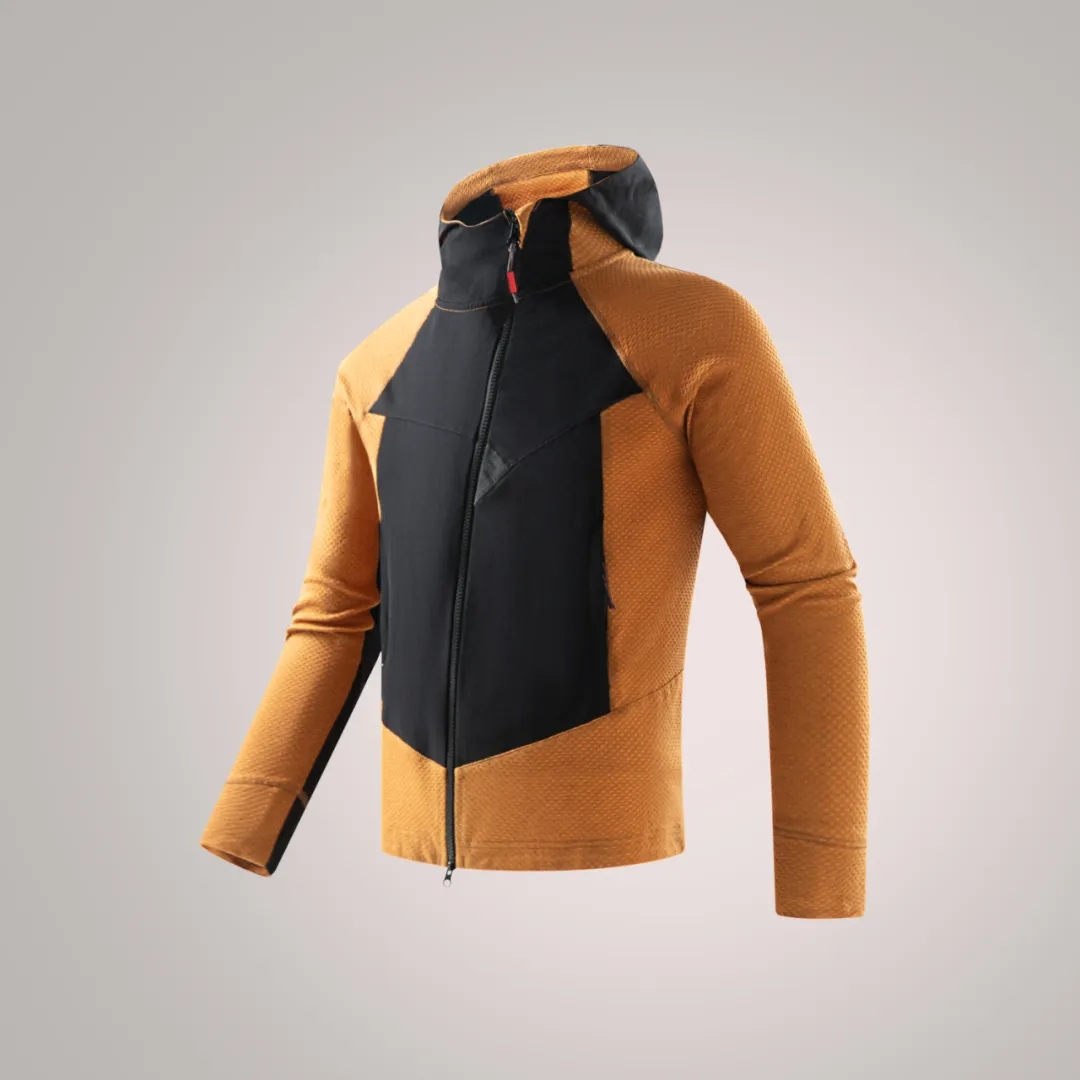 ハイエンド春アウトドア登山服メンズフード付きジャケットカップルのハイキングスポーツ通勤ファッショナブルな登山コート