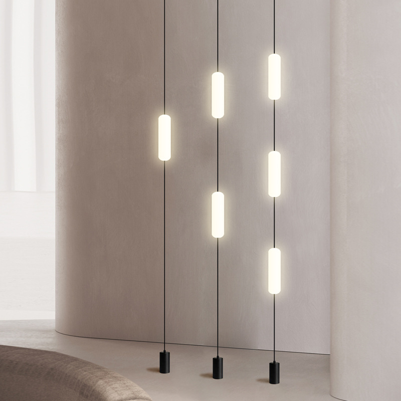 寝室のベッドサイド LED フロアランプ リビングルームの天井吊り下げライト