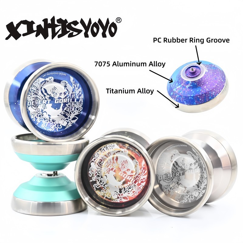 XINTISYOYO デザートオランウータン 7075 チタン合金 PC 3素材ヨーヨー
