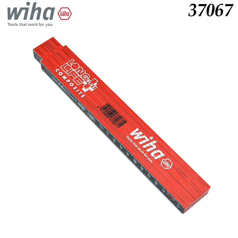Wiha 37067 Carpenter Pencil Set, Red/Black, Multi-Purpose Marking Pencils for Construction, Woodworking & DIY