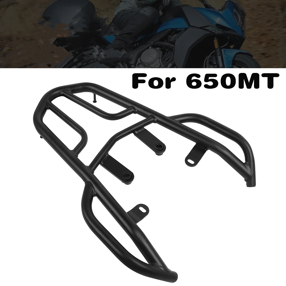 リアサイドサドルバッグボックスオートバイの荷物ラックハンドルグリップ付き CFMOTO MT650 650 MT 650MT ホルダー貨物棚マウントブラケット