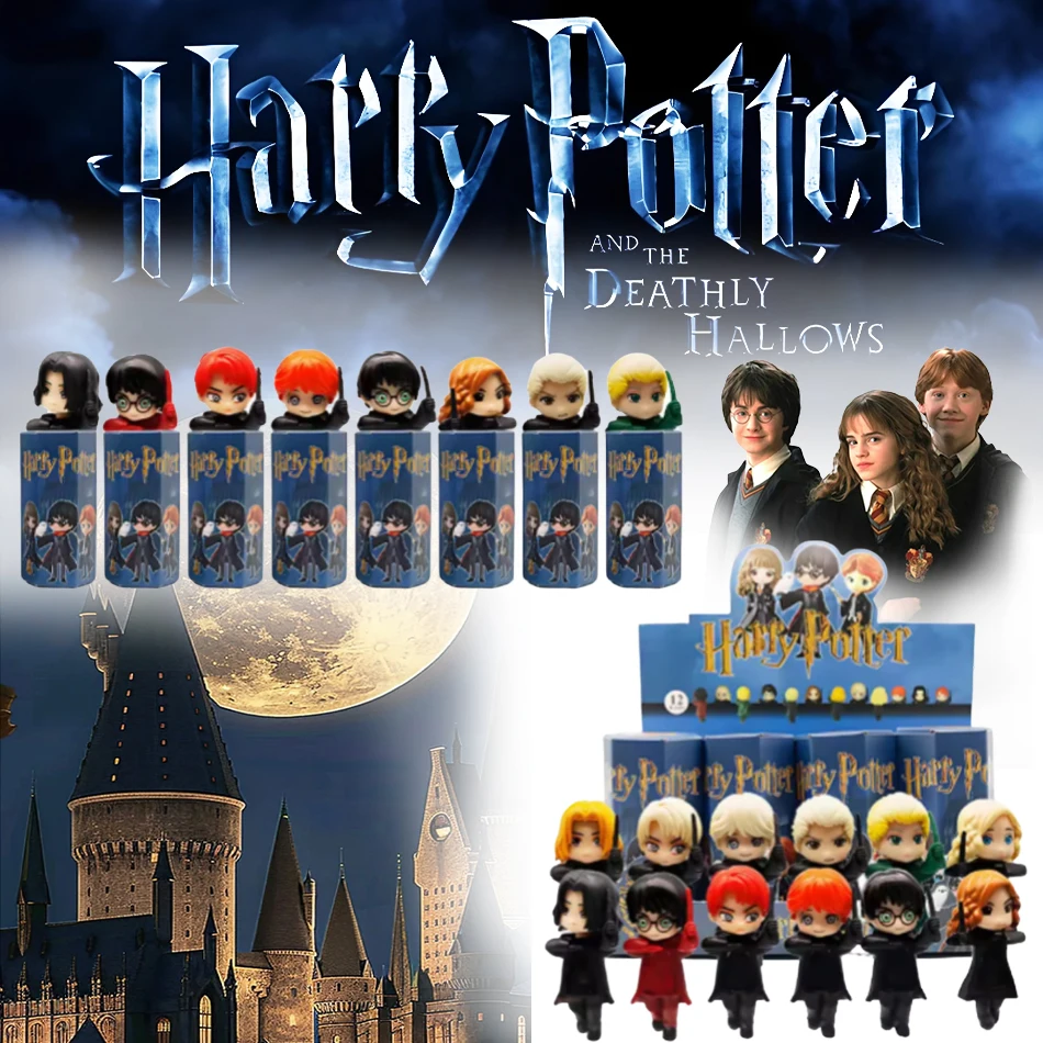 HOTハリーポッターブラインドボックスシリーズアニメ漫画コレクションかわいいフィギュア装飾品人形子供クリスマスサプライズボックス装飾