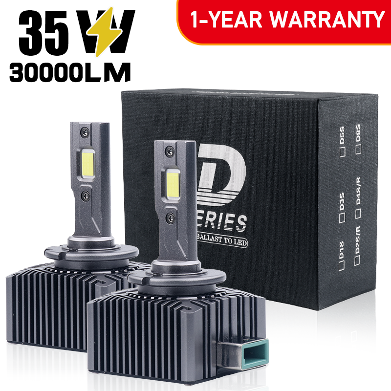 D シリーズ D1S LED 車のヘッドライト HID 電球 D2S D3S D4S D5S D8S ターボライト 30000LM 6000K オートランプ CANbus エラーなしプラグ
