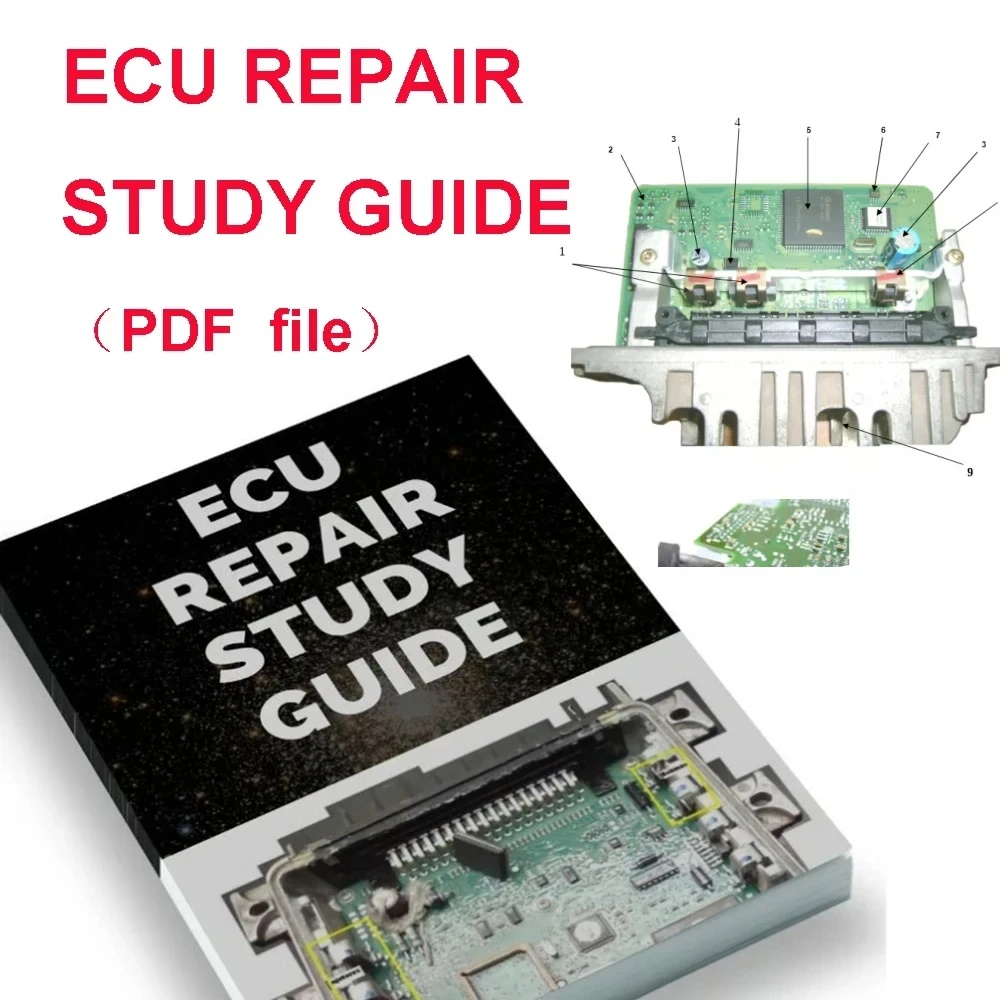 ECU修理モジュールコース 学習ガイド ECU指導PDF EPROMテストプログラミング SMD車診断ツール シミュレータ 抵抗ソケット