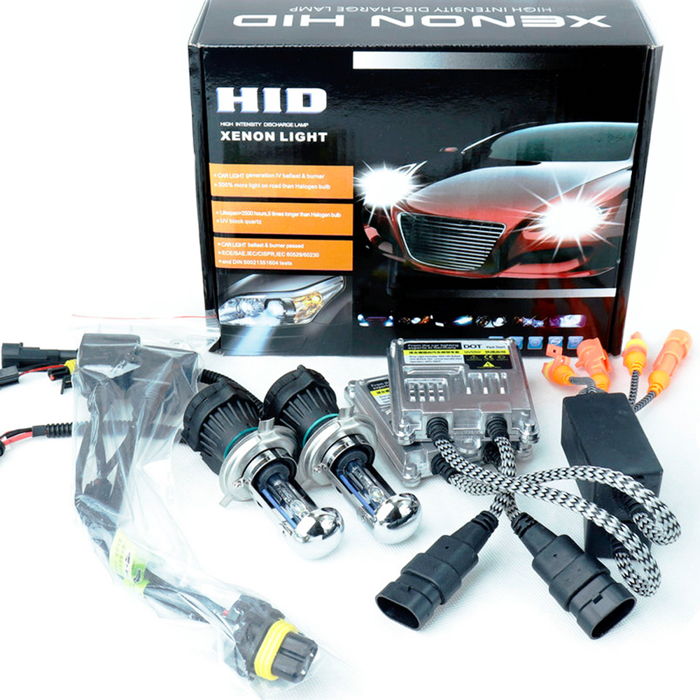 スリムバラストキセノン HID ファストスタート 55 ワットキット H4 バイキセノン H1 H3 H7 H11 H27 880 9005HB3 9006HB4 高品質車のヘッドライト電球ランプ