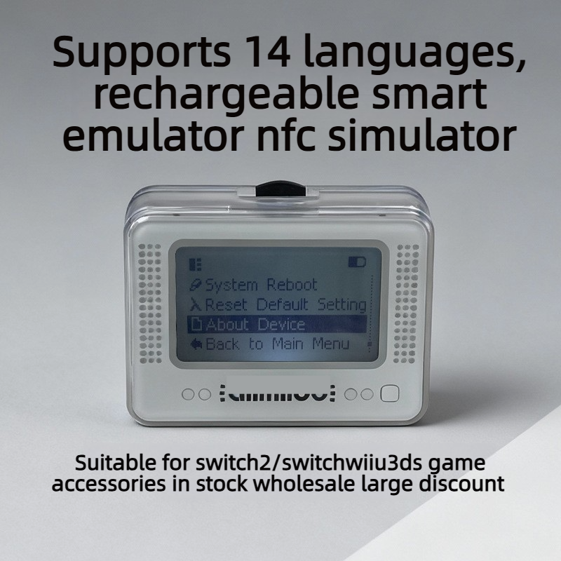新しい充電式 NFC スマート シミュレーター Amiibo エミュレーター Unlimited Link SwitchWii U 3DS に対応 14 言語