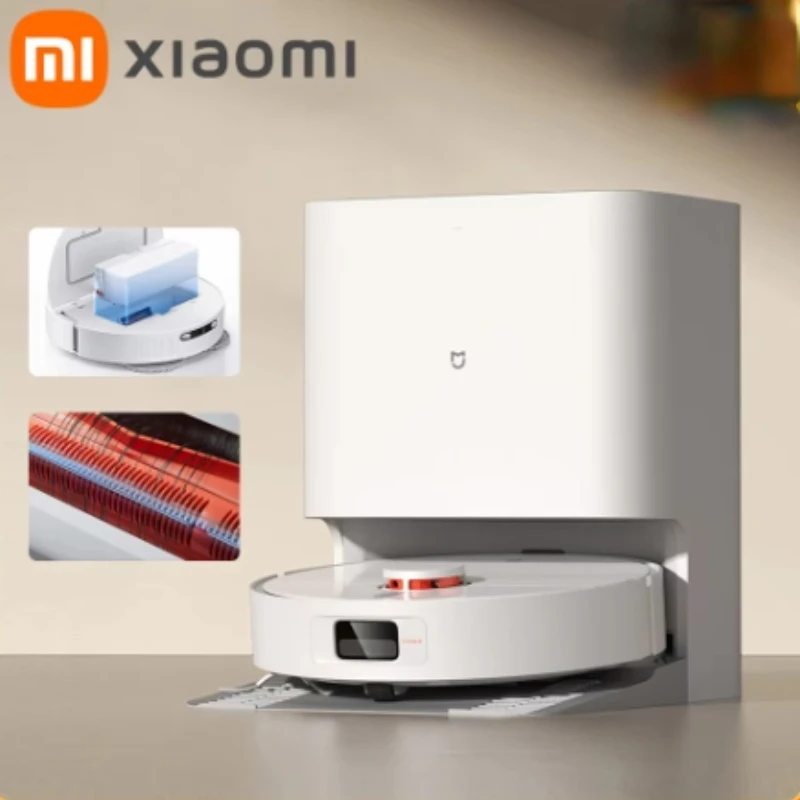 XIAOMI MIJIA H40 セルフロボット掃除機モップ 6000PA サイクロン吸引スマートホームスイープ高速ロータリースクラブ D101CN