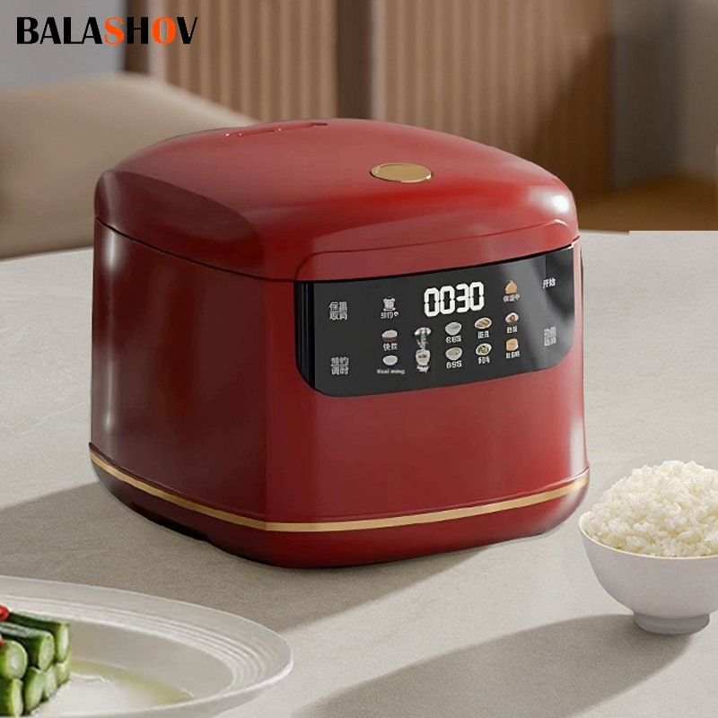 MultiCooker 電気炊飯器 110V 220V ノンスティックポット 1-3 人ミニ調理機蒸しスマート炊飯器キッチン 2L
