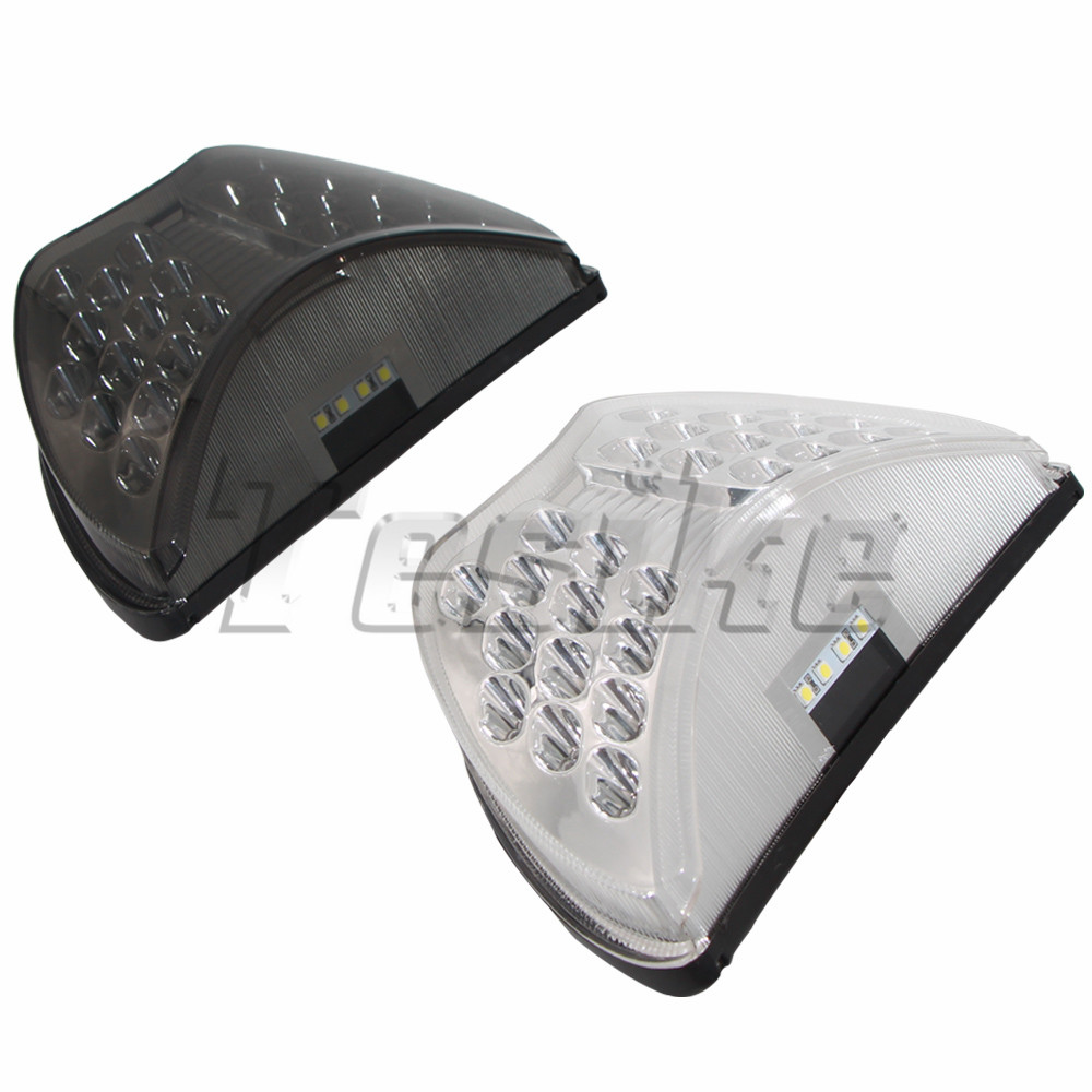 LED オートバイテールライトホンダ CBR 600 F4 F4i CBR900RR ディーゼルクロームブレーキウインカー統合