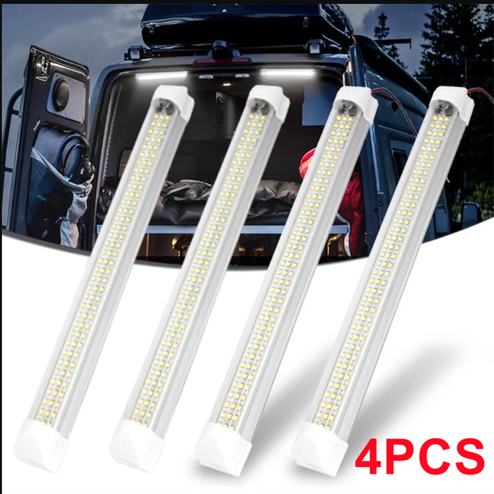 4PCS Led Light 12v Camping Car Caravan RV Light Camper Van Motorhome Accessories 72LED lamp 12v Camper LED Light Caravan