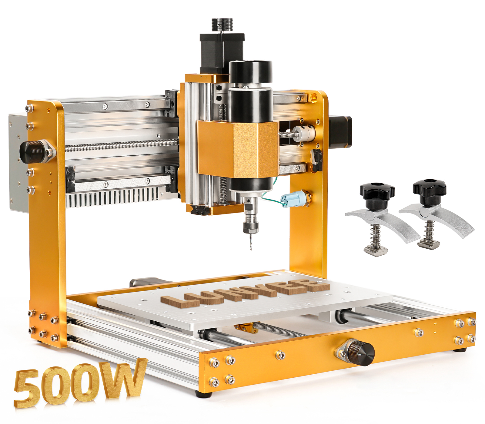 CNC ルーターマシン 3018Pro ウルトラ木材金属アクリル MDF 彫刻、3 軸フライス切断機用 500 ワットスピンドル付き