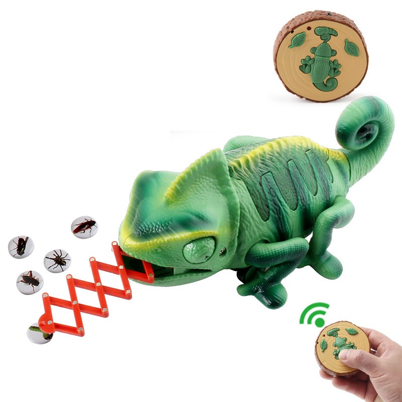 RC 動物のおもちゃカメレオントカゲインテリジェント恐竜のおもちゃリモートコントロールおもちゃ電子モデル爬虫類ロボット子供のためのギフト