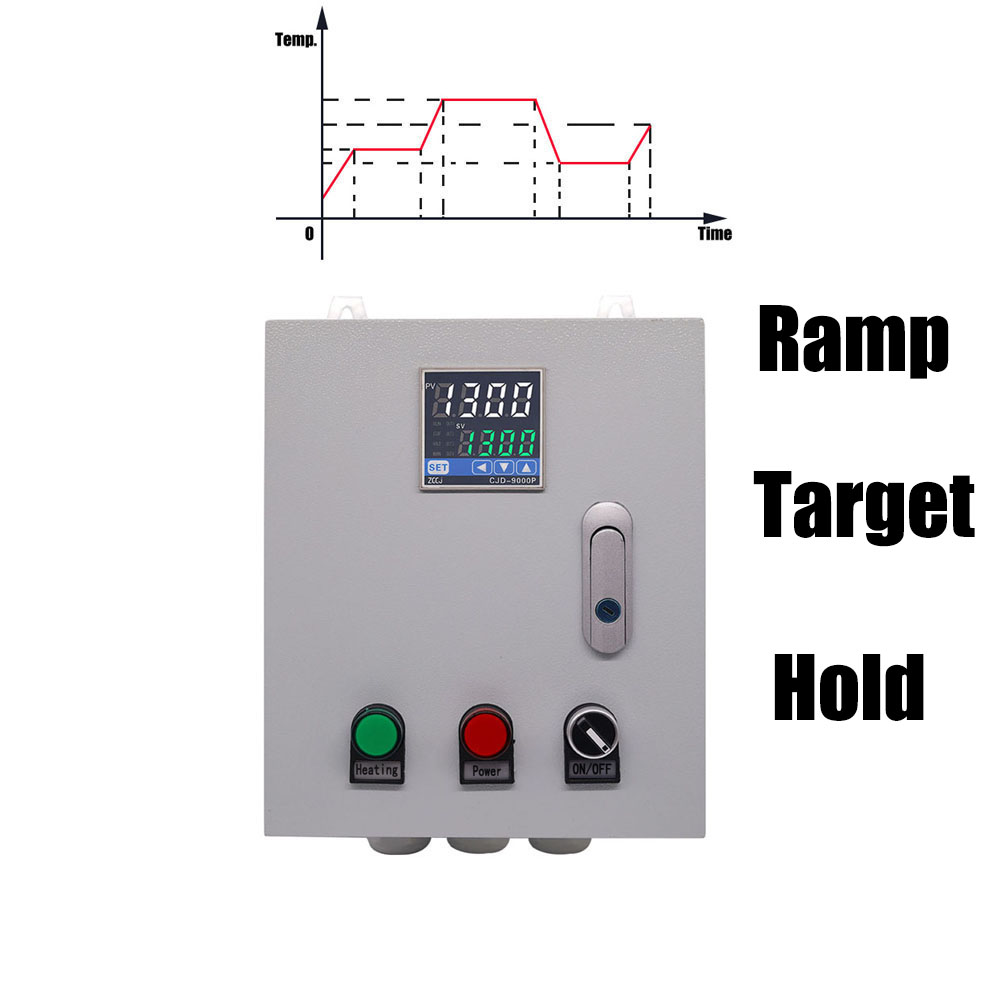 陶器電気窯炉オーブンランプソーク温度制御キャビネットサーモスタット温度。およびタイマー PID 温度コントローラー