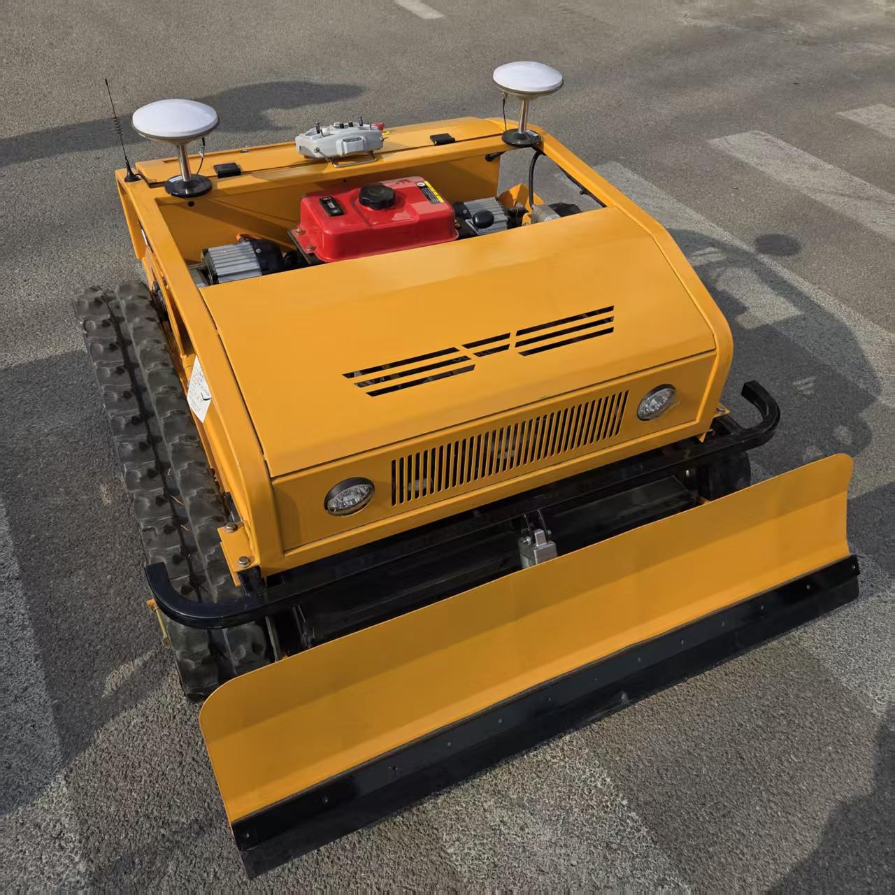 アップグレードされた高馬力リモートコントロール芝刈り機 500 メートルクローラー庭の芝生中庭野菜用リモート付き全地形
