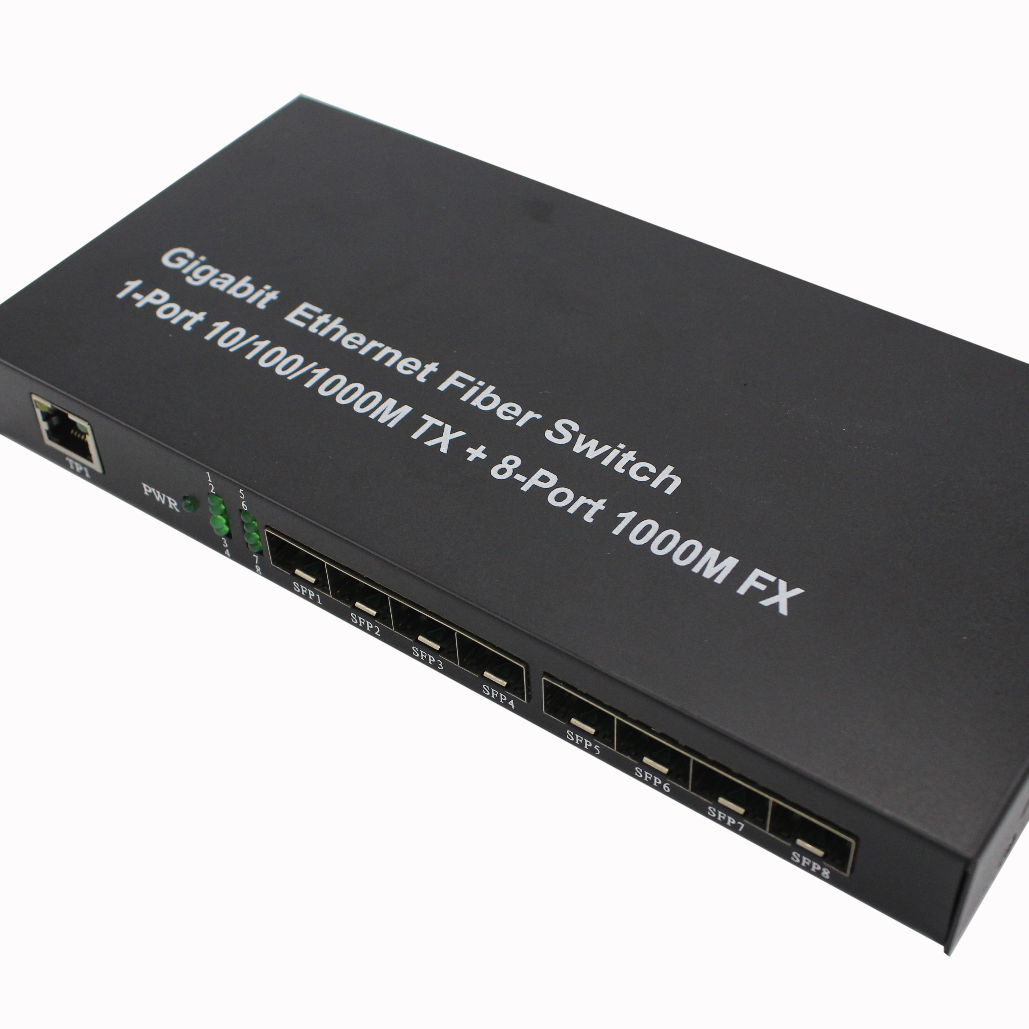 NF-A8002F 10/100/1000M 8 ポート SFP 2 Rj45 ポート光ファイバイーサネットスイッチメディアコンバータ OEM 光ファイバ機器