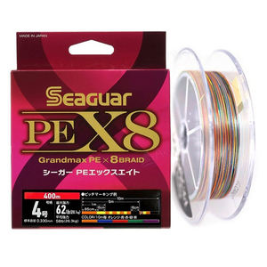 KUREHA SEAGUAR PE X8 Grandmax 400m フッ素カーボン釣り糸（ハンドル番号：2/3/4/5）