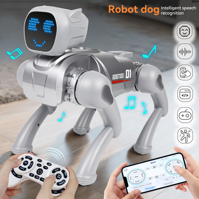 新型ロボット犬、インテリジェントリモコン、子供用リモコンおもちゃ、スタント機械ペット犬、子供用ギフト