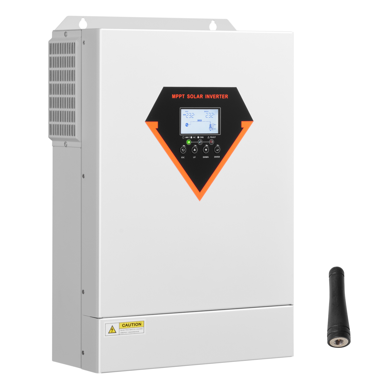 SucceBuy ハイブリッド ソーラー インバーター 3500W/6000W 24V DC ～ 単相 220/230V AC、オフグリッド用内蔵 100A MPPT ソーラー コントローラー