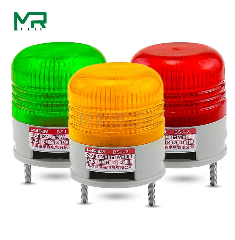 信号警告灯 LED -5002 12V 24V 表示灯 LED ランプ表示灯 ブザー付きライト セキュリティアラーム